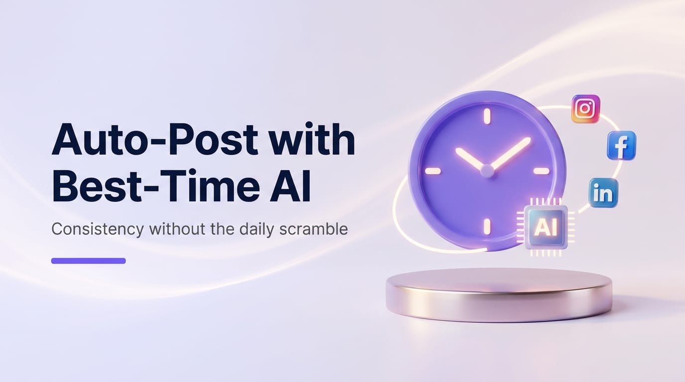 Auto-Post to Social Media with Best-Time-to-Post AI