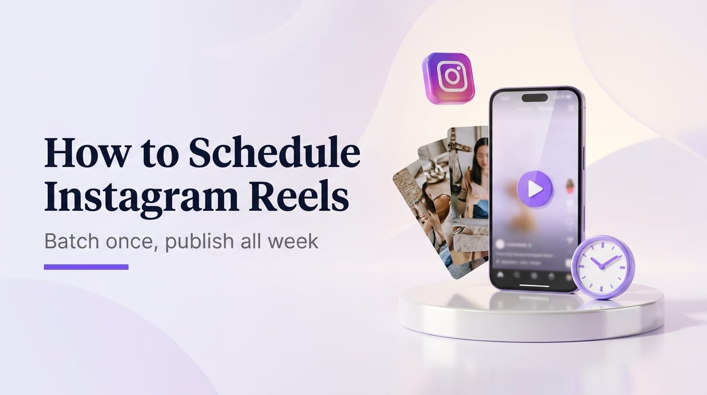 How to Schedule Instagram Reels: Step-by-Step (2026)